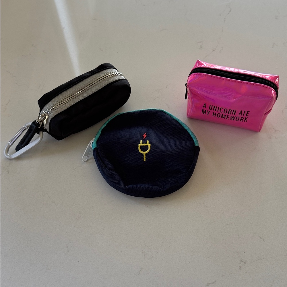 Kids travel bag set of 3.  NWOT